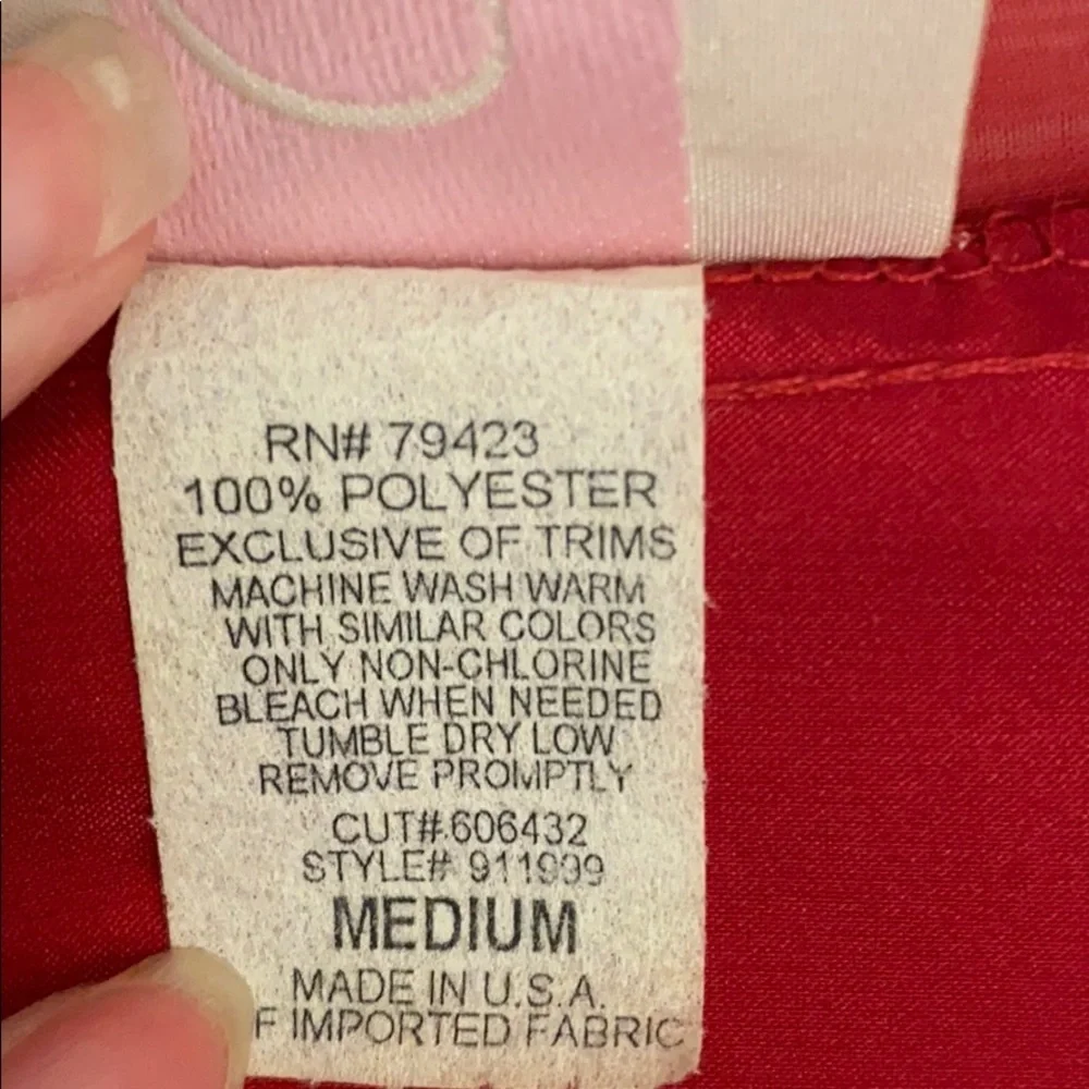 Bali Studio red wrap robe/ sleepwear size: M